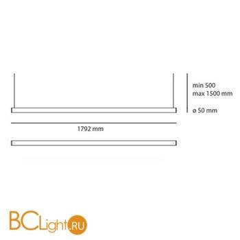 Подвесной светильник Artemide Alphabet 1205000A - Схема