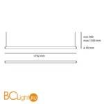 Подвесной светильник Artemide Alphabet 1205000APP - Схема