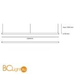 Подвесной светильник Artemide Alphabet 1208000A - Схема