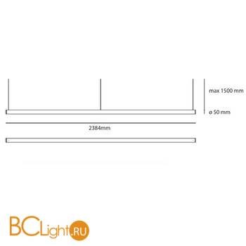 Подвесной светильник Artemide Alphabet 1208000APP - Схема