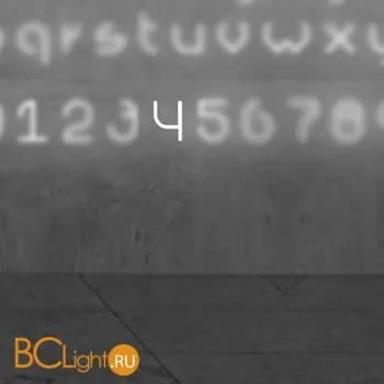 Настенный светильник Artemide Alphabet 1210400A + supp