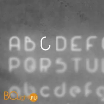 Настенный светильник Artemide Alphabet 1211C00A + supp