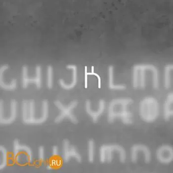 Настенный светильник Artemide Alphabet 1211K00A + supp