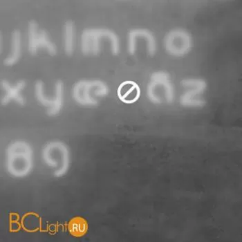 Настенный светильник Artemide Alphabet 1212§00A + supp