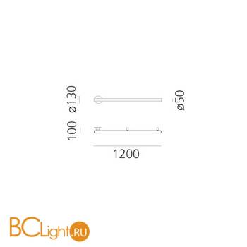 Потолочный светильник Artemide Alphabet 1425000A - Схема