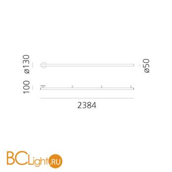 Потолочный светильник Artemide Alphabet 1427000A - Схема