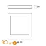 Настенный светильник Artemide Altrove 1538110A - Схема