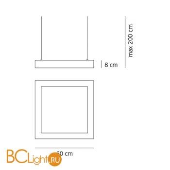 Подвесной светильник Artemide Altrove 1540110A - Схема