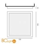 Настенный светильник Artemide Altrove 1352150APP - Схема