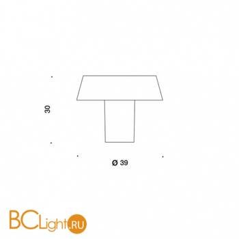 Настольный светильник Artemide Amami DX0110A00 - Схема