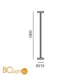 Напольный светильник Artemide Bincan DX0050N9L - Схема