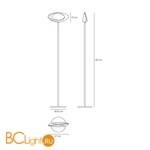 Напольный светильник Artemide Cabildo 1180W10A - Схема