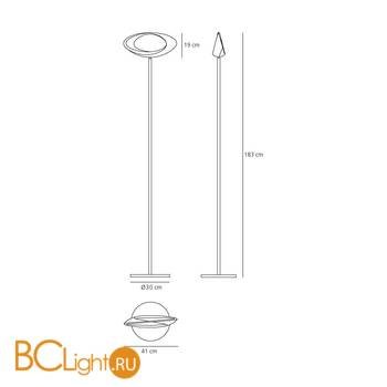 Напольный светильник Artemide Cabildo 1180010A - Схема