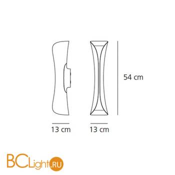 Настенный светильник Artemide Cadmo 1372020A - Схема