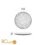 Потолочный светильник Artemide Calipso 0210W10A - Схема