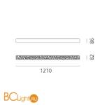 Потолочный светильник Artemide Calipso 0220010A - Схема