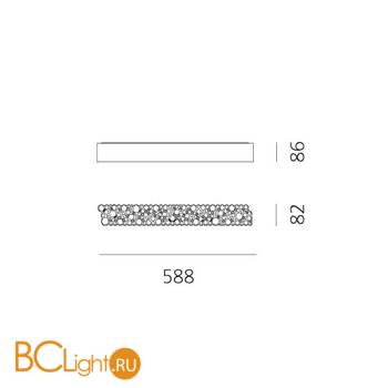 Потолочный светильник Artemide Calipso 2010010A - Схема