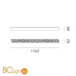 Потолочный светильник Artemide Calipso 2011010APP - Схема