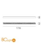 Потолочный светильник Artemide Calipso 2012010A - Схема