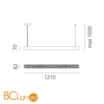 Подвесной светильник Artemide Calipso 0223010A - Схема
