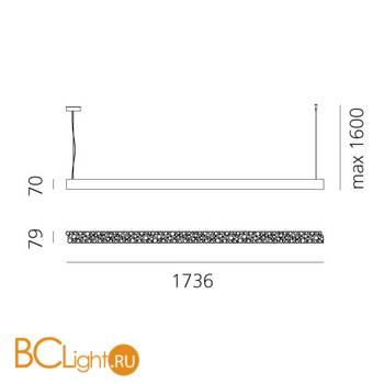 Подвесной светильник Artemide Calipso 2015010APP - Схема