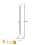 Торшер Artemide Callimaco A0111W00 - Схема