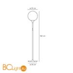 Торшер Artemide Castore terra 35 1055010A - Схема