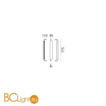 Настенный светильник Artemide Colimaçion 0980020A - Схема