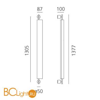 Настенный светильник Artemide Colimaçion 0981020A - Схема
