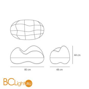 Настольный светильник Artemide Cosmic Landscape 1617010A - Схема