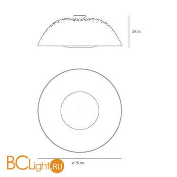 Потолочный светильник Artemide Cosmic Rotation 1587010A - Схема