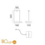 Настольный светильник Artemide Curiosity 0174010A - Схема