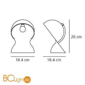 Настольная лампа Artemide Dalu 1466000A - Схема