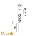 Подвесной светильник Artemide Decompose' DOI4600A03 - Схема