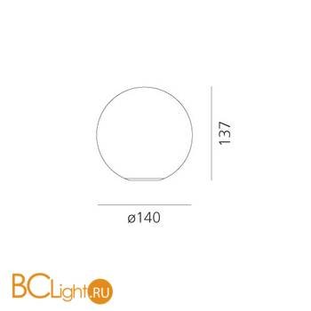 Настольный светильник Artemide Dioscuri 1034110A - Схема