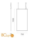 Подвесной светильник Artemide Discovery 2003030APP - Схема