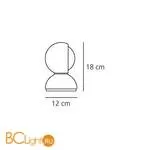 Настольный светильник Artemide Eclisse Bianco 0028010A - Фото 1