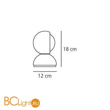 Настольный светильник Artemide Eclisse Orange 0028050A - Схема