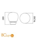 Настольная лампа Artemide Empatia 26 1817010A - Схема