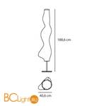 Торшер Artemide Empirico 1654010A - Схема