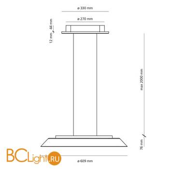 Подвесной светильник Artemide Febe 0242000A - Схема