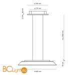 Подвесной светильник Artemide Febe 0242000A - Схема