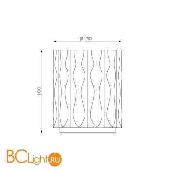 Настольная лампа Artemide Fiamma 1987010A - Схема