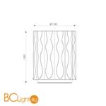 Настольная лампа Artemide Fiamma 1987010A - Схема