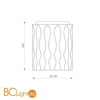 Потолочный светильник Artemide Fiamma 1988020A - Схема