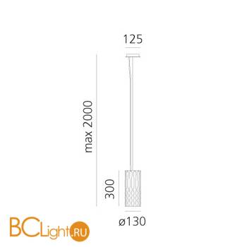 Подвесной светильник Artemide Fiamma 1990010A - Схема