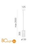 Подвесной светильник Artemide Fiamma 1990020A - Схема