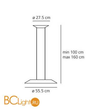 Подвесной светильник Artemide Float 0319010A - Схема