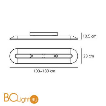 Потолочный светильник Artemide Float 0838010A - Схема
