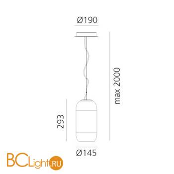 Подвесной светильник Artemide Gople 1406020A - Схема